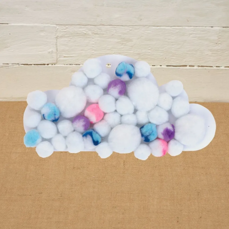Colorations® Back-To-School Imagination Cloud Craft Kit - Makes 24 Crafts