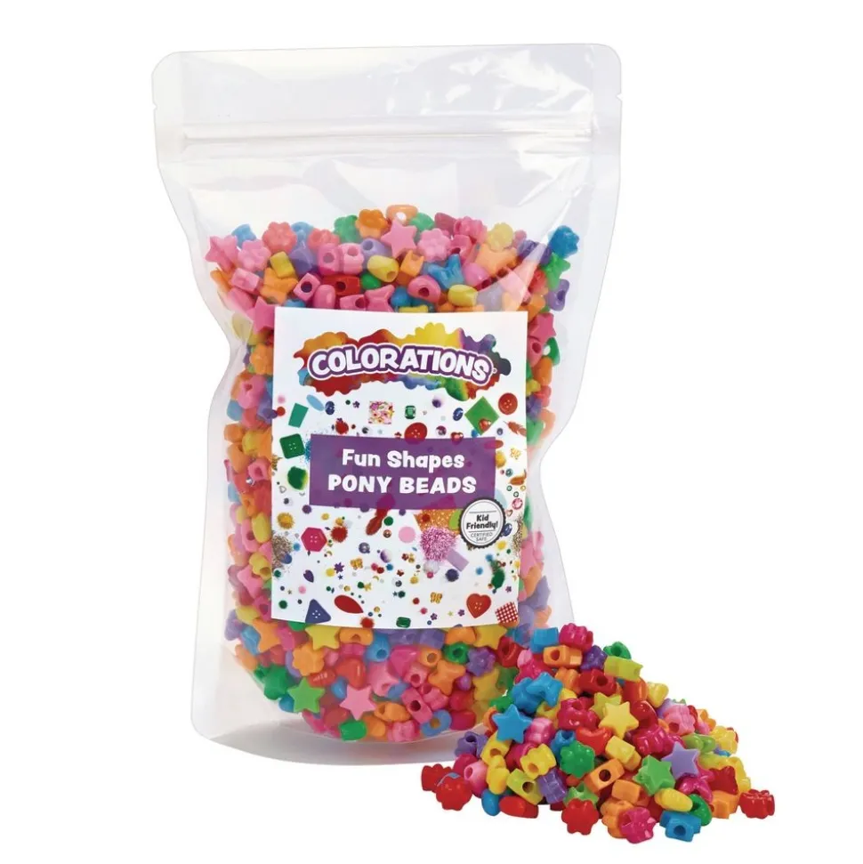 Colorations® Back-To-School Name & Bead Water Bottle Craft Kit - Makes 6 Crafts