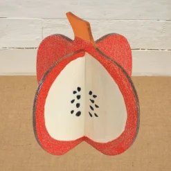 Colorations® Back-To-School Teacher Apple 3D Wood Craft Kit - Makes 6 Crafts