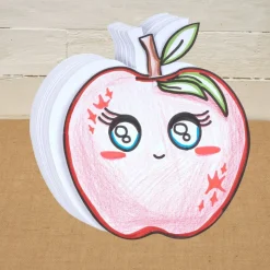 Colorations® Back-To-School Teacher Apple Craft Kit - Makes 24 Crafts