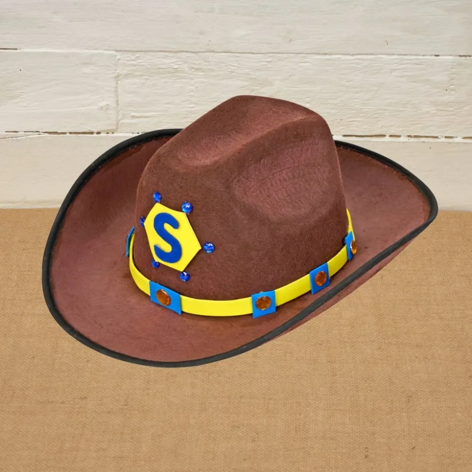 Colorations® Back-To-School Wild West Cowboy Hat Craft Kit - Makes 12 Crafts