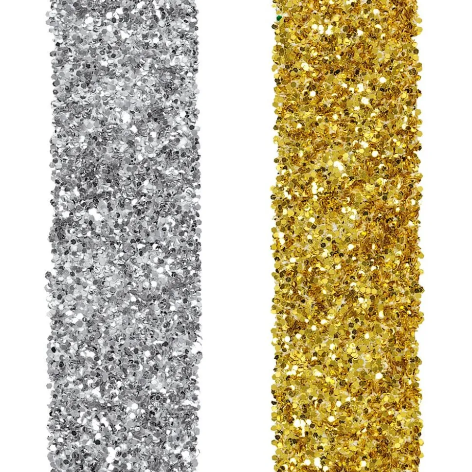Colorations® Biodegradable Glitter - Gold & Silver each 4oz
