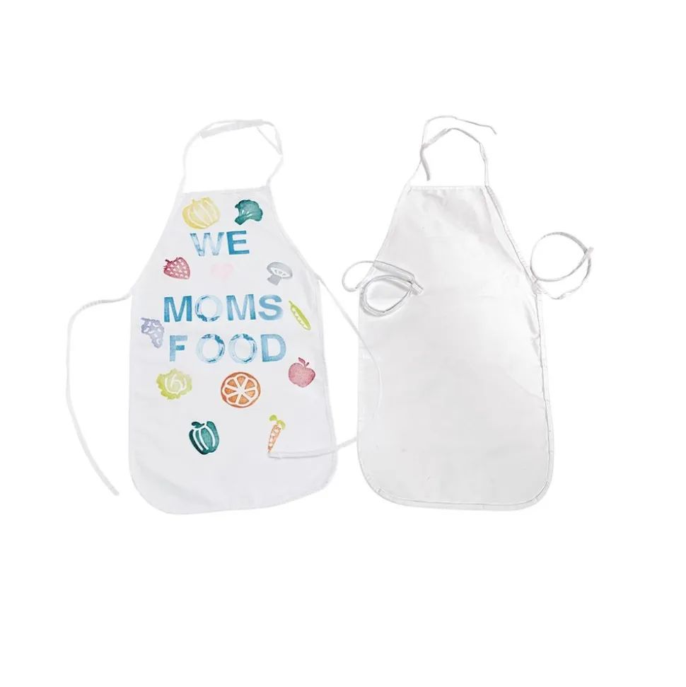 Colorations® Blank Canvas Aprons - Set of 12