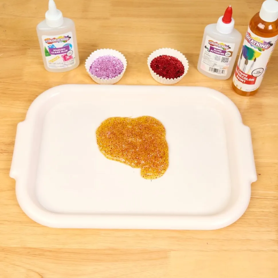 Colorations® Boho Brawney Tough Plastic Art Trays- Set of 5