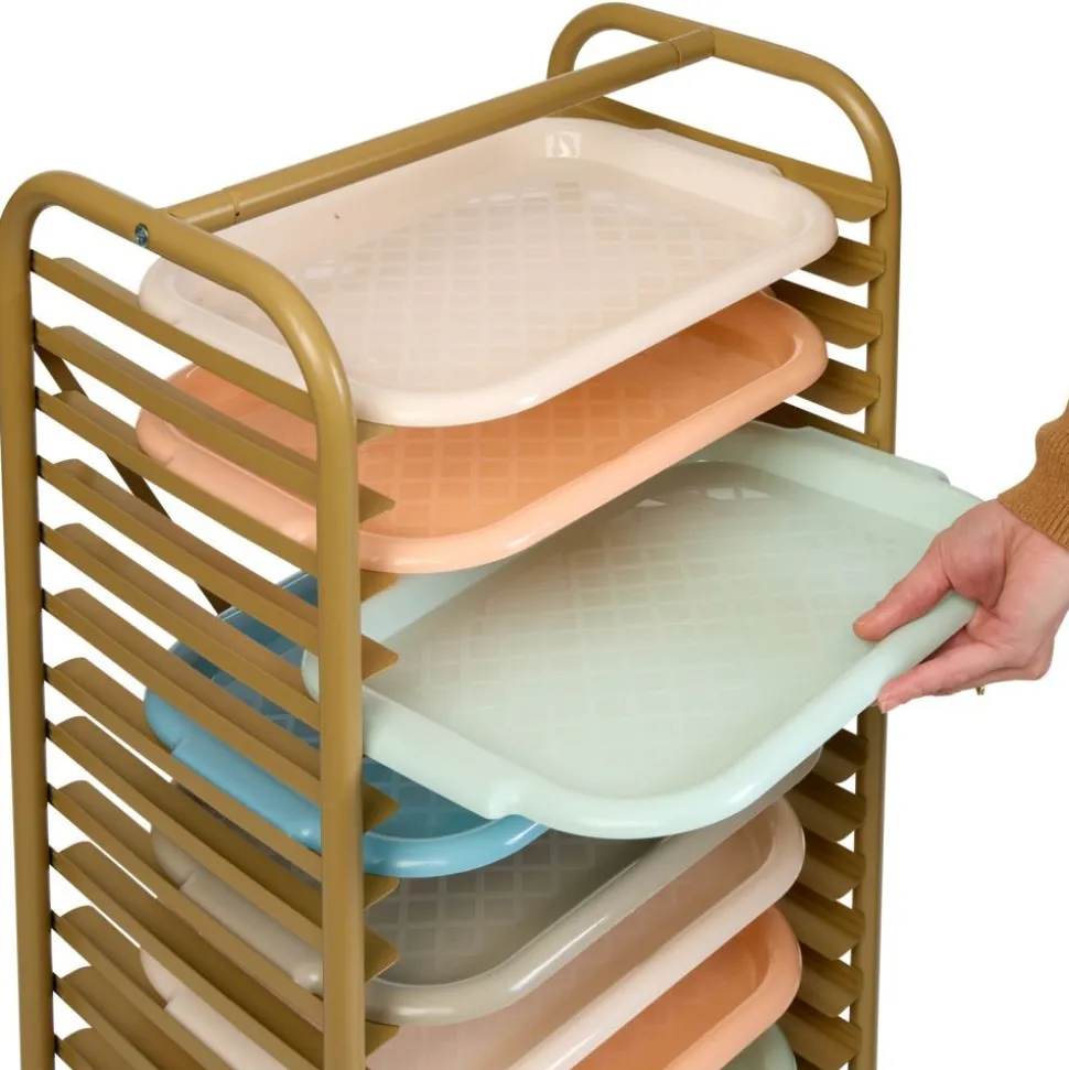 Colorations® Boho Brawney Tough Plastic Art Trays- Set of 5