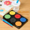 Colorations® 6 Bold Color Tempera Paint Cakes in Tray