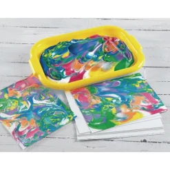 Colorations® Brawny Tough Plastic Art Trays - Set of 5