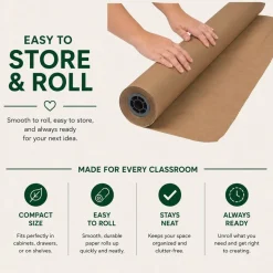 Colorations® Brown Kraft Paper Roll, 36