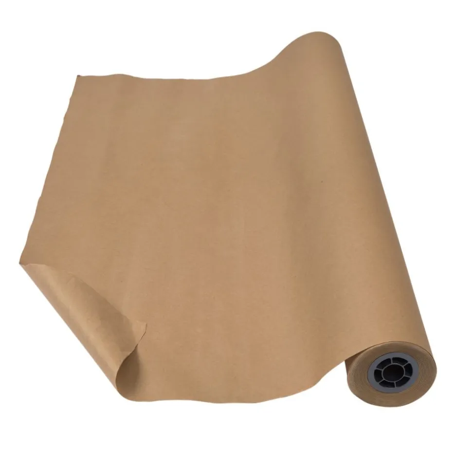 Colorations® Brown Kraft Paper Roll, 36" x 200 ft, 50 lb Heavyweight Craft Paper - Bulletin Board, Drawing, Wrapping & Art Projects