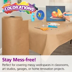 Colorations® Brown Paper Roll - 12