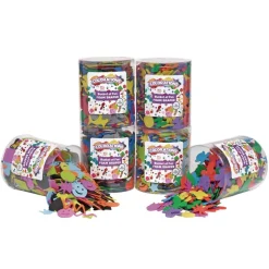 Colorations® Buckets of Fun Foam Shapes - Set of 6