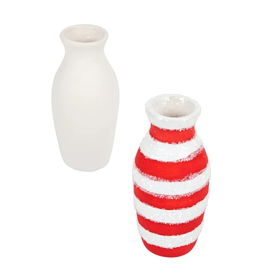 Colorations® Candy Cane Holiday Vase Kits - Makes 12 Crafts