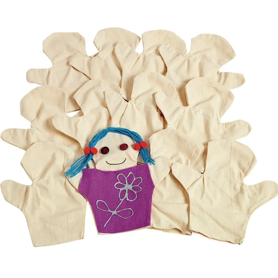 Colorations® Canvas Person Puppets - Set of 12