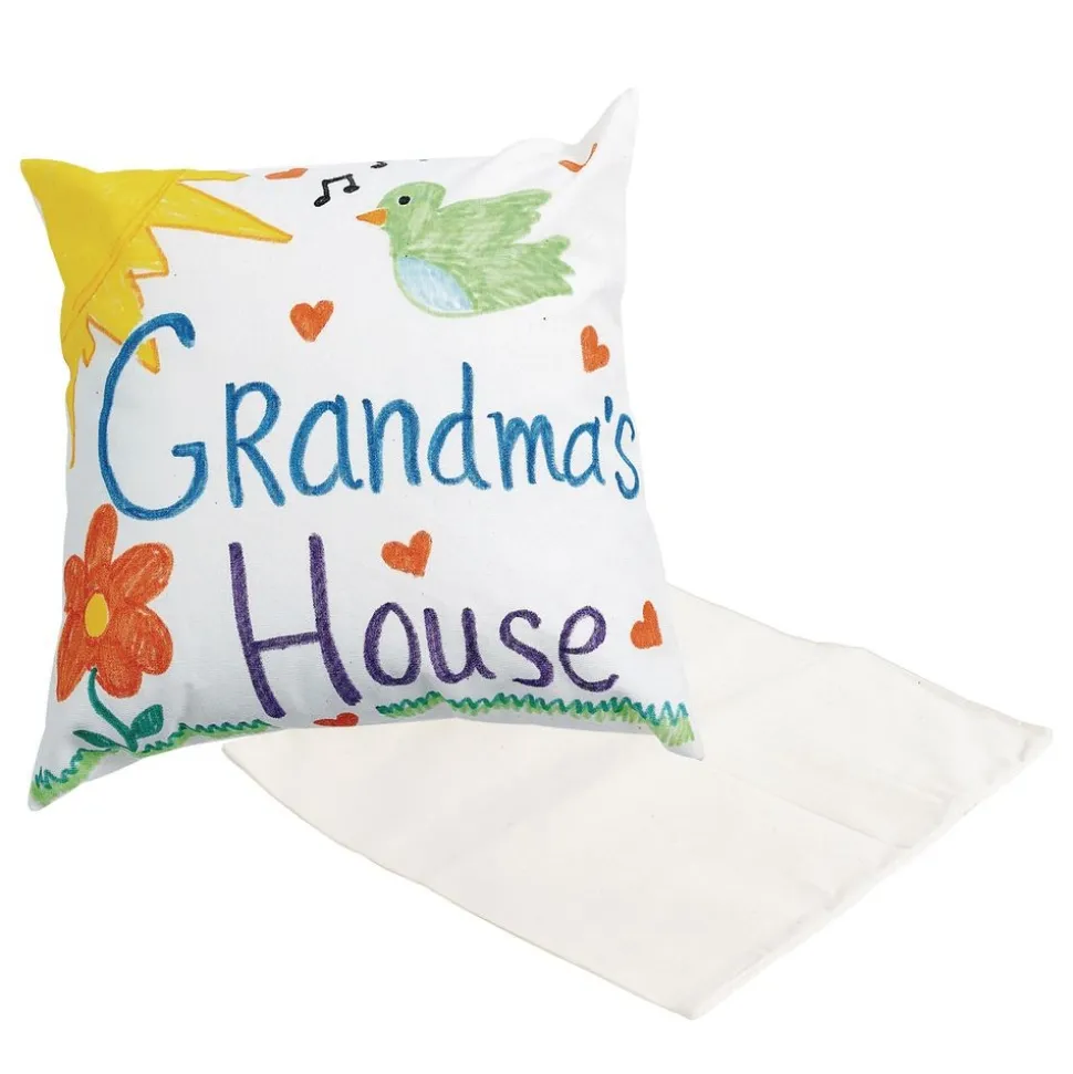 Colorations® Canvas Pillow Cases - Set of 12