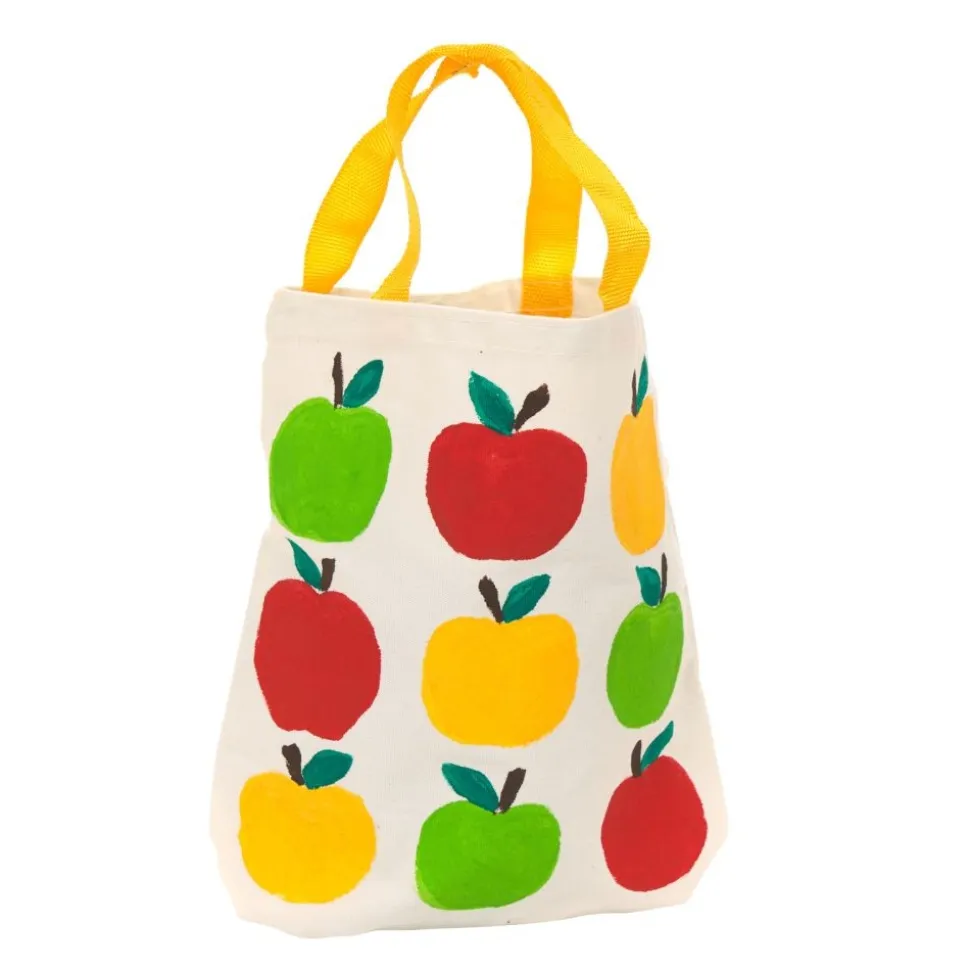 Colorations® Canvas Tote Bags - Set of 12