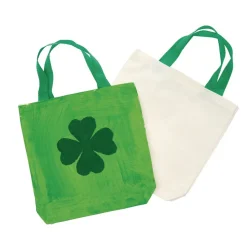 Colorations® Canvas Tote Bags - Set of 12