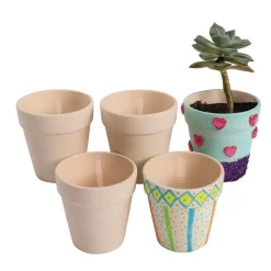 Colorations® Ceramic Flower Pots - Set of 12