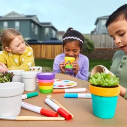 Colorations® Ceramic Flower Pots - Set of 12