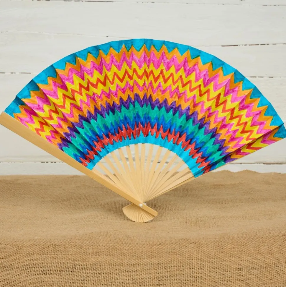Colorations® Cinco de Mayo Color-In Paper Fans - Makes 12 Crafts