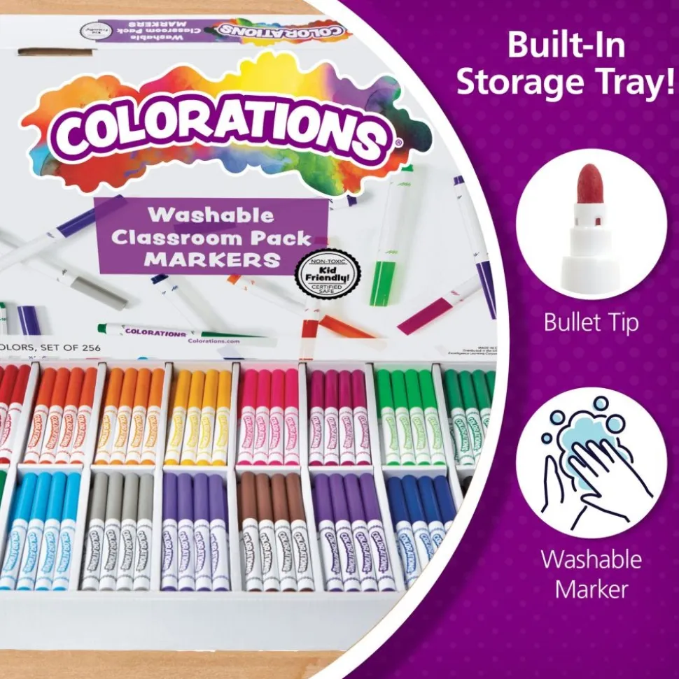 Colorations® Classic Markers Classroom Value Pack - Set of 256