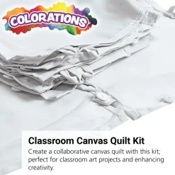 Colorations® Classroom Canvas Quilt - 12 Pieces