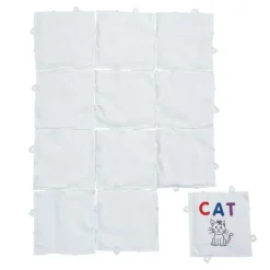 Colorations® Classroom Canvas Quilt - 12 Pieces
