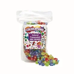 Colorations® Colored ABC Beads - 300 Pieces
