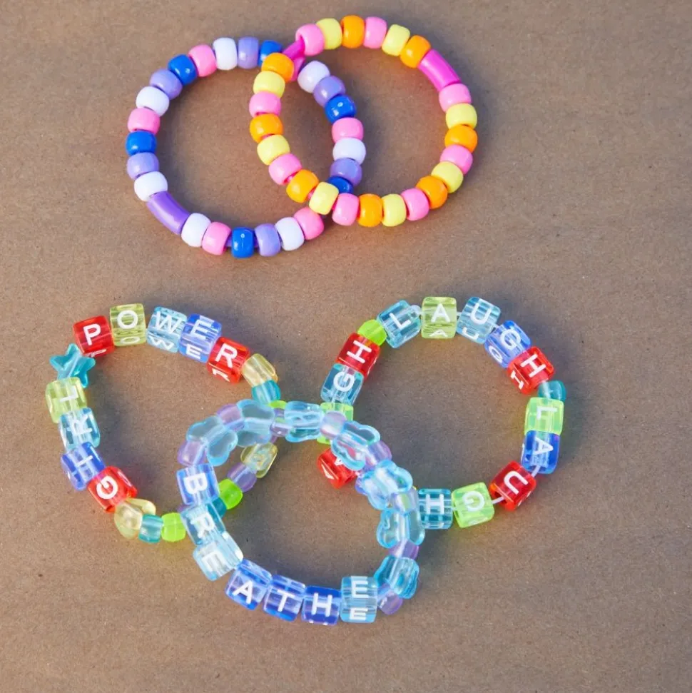 Colorations® Colored ABC Beads - 300 Pieces