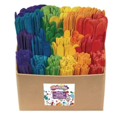 Colorations® Colored Craft Sticks Classroom Pack - 1,200 Pieces