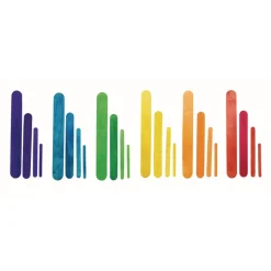 Colorations® Colored Craft Sticks Classroom Pack - 1,200 Pieces