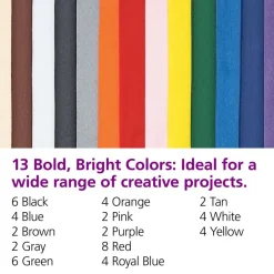 Colorations® Colored Felt, 9
