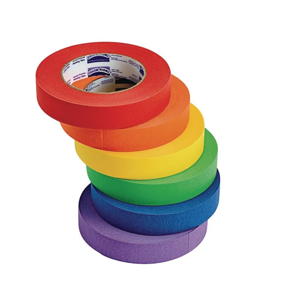 Colorations® 1" Colored Masking Tape Value Pack - Set of 6
