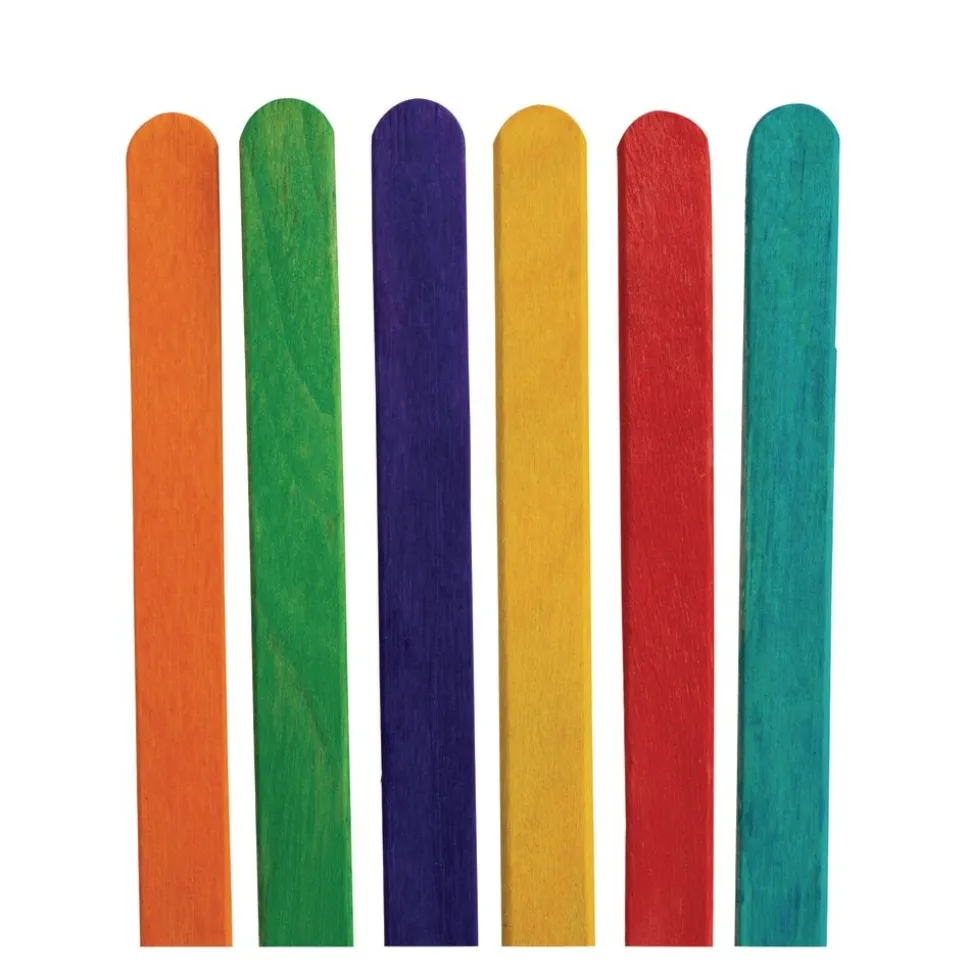 Colorations® Colored Regular Craft Sticks - 150 Pieces