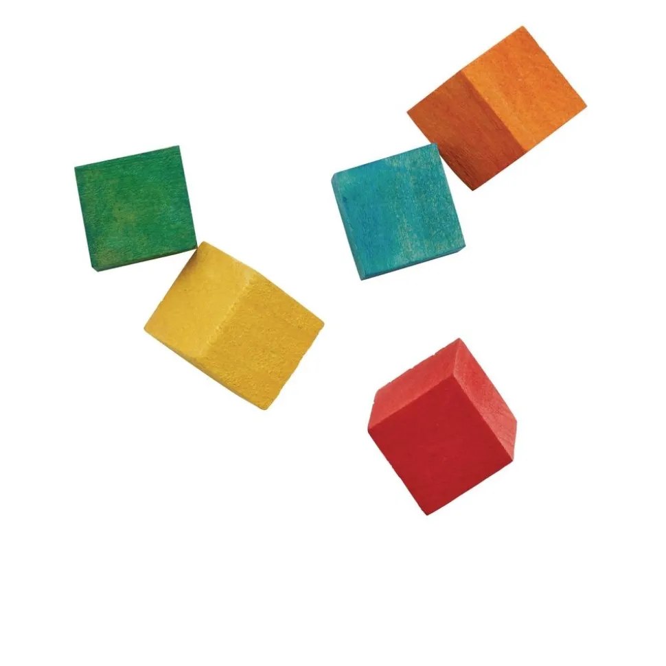 Colorations® Colored Wood Cubes - 196 Pieces