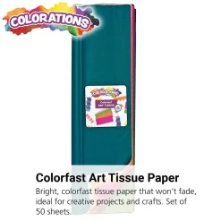 Colorations® Colorfast Art Tissue Paper - 50 Sheets