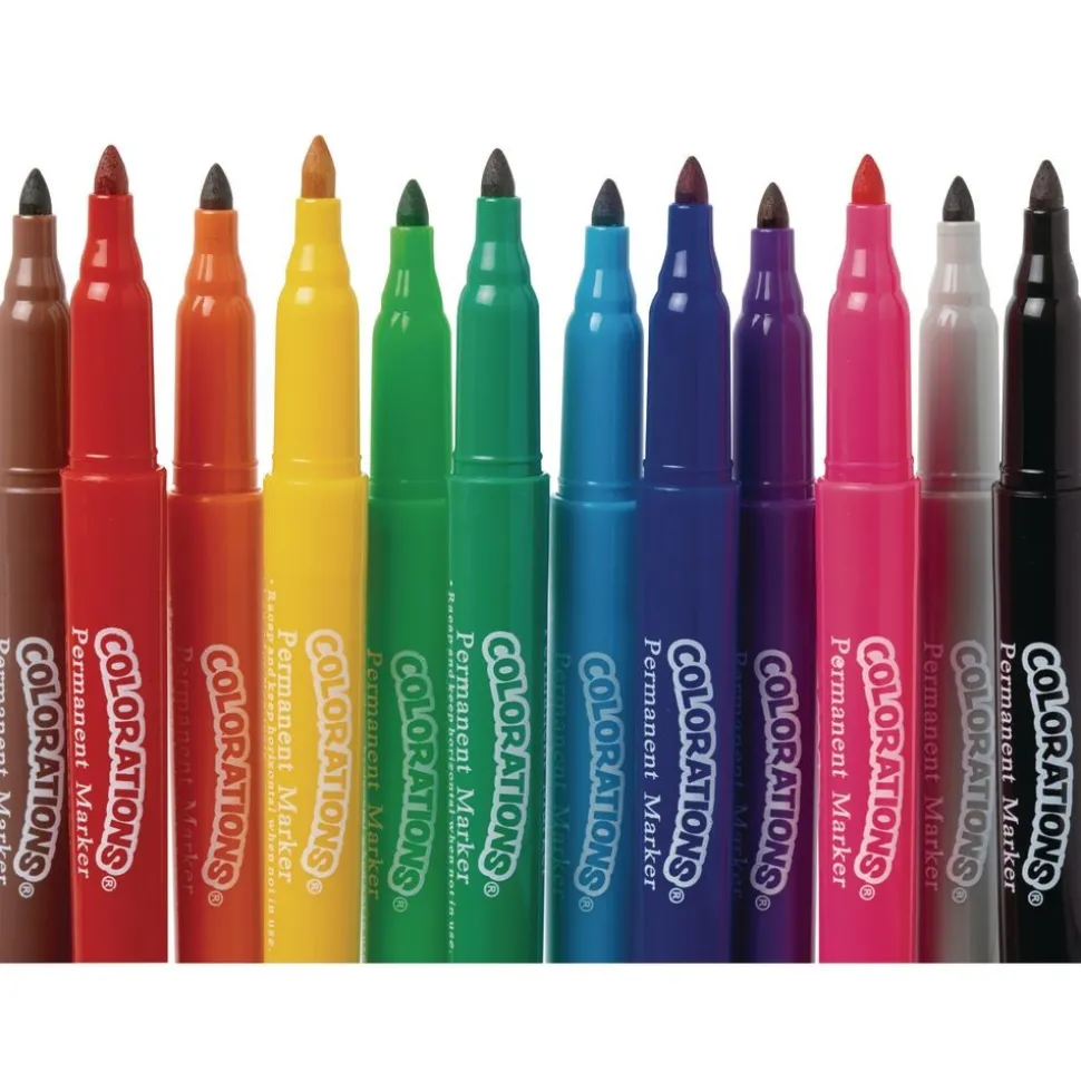 Colorations® Color Permanent Markers - Set of 12