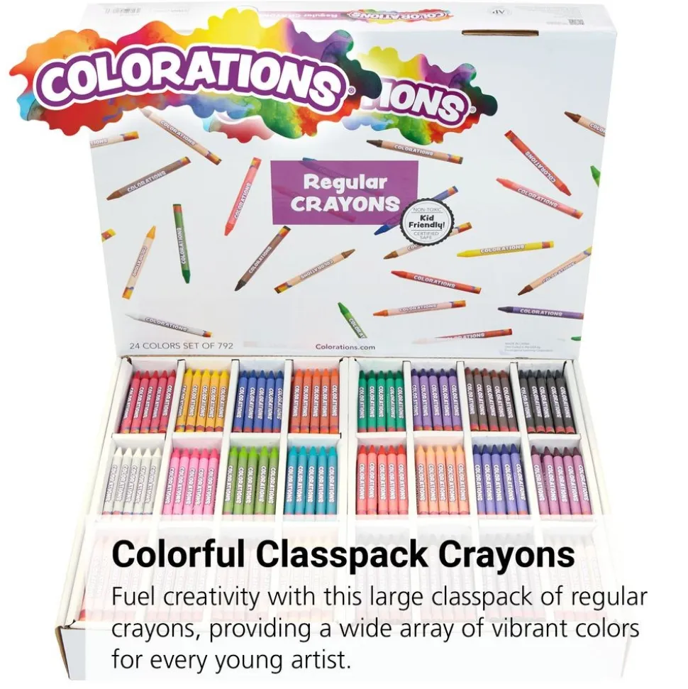 Colorations® Colors Like Me® Class Pack Regular Crayons - Set of 792