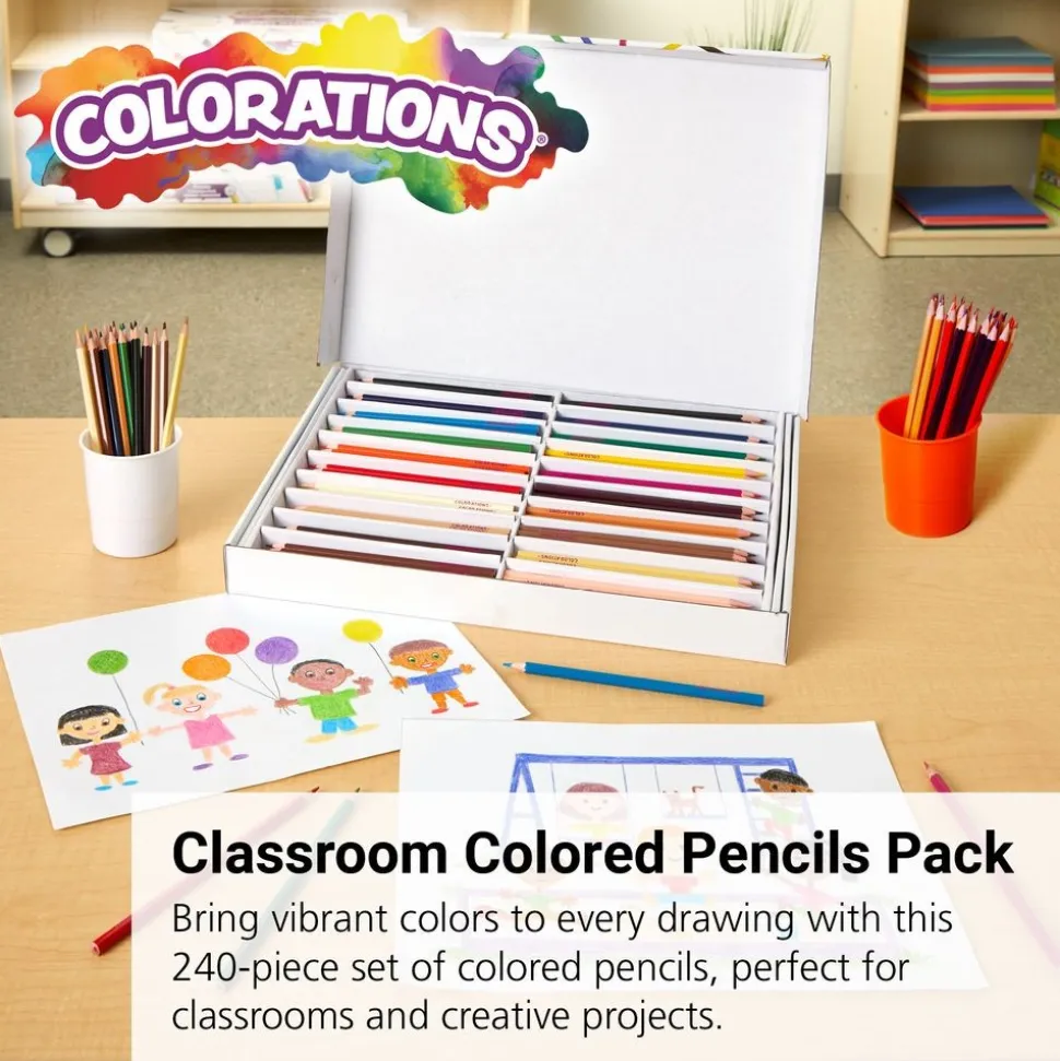 Colorations® Colors Like Me® Classroom Pack Colored Pencils- Set of 240