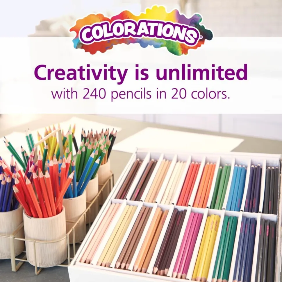 Colorations® Colors Like Me® Classroom Pack Colored Pencils- Set of 240