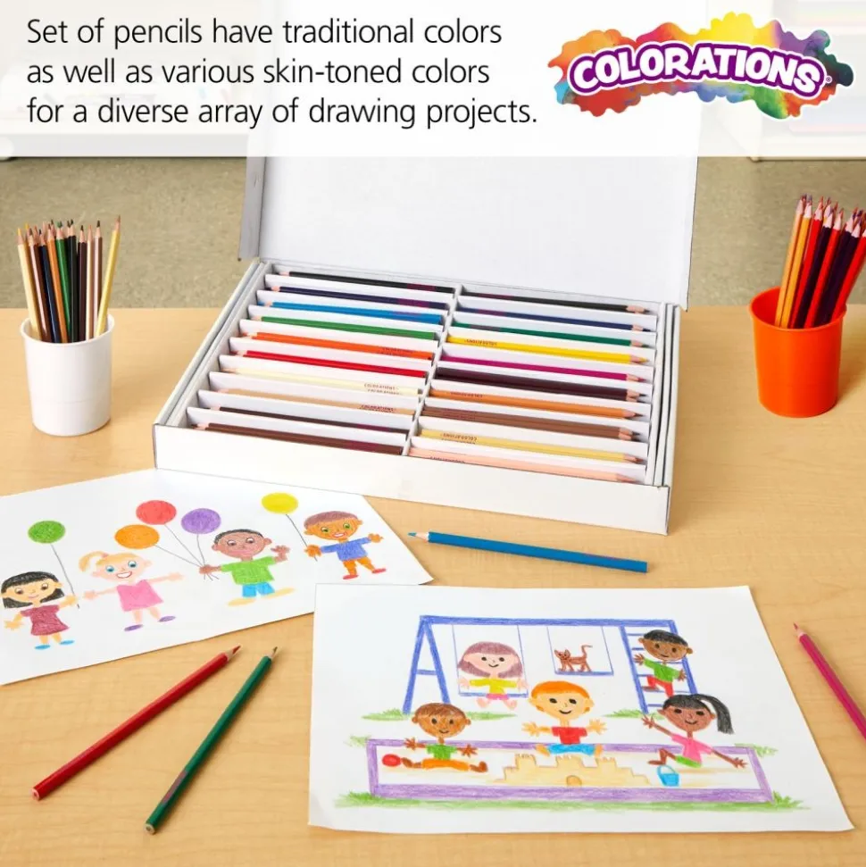 Colorations® Colors Like Me® Classroom Pack Colored Pencils- Set of 240