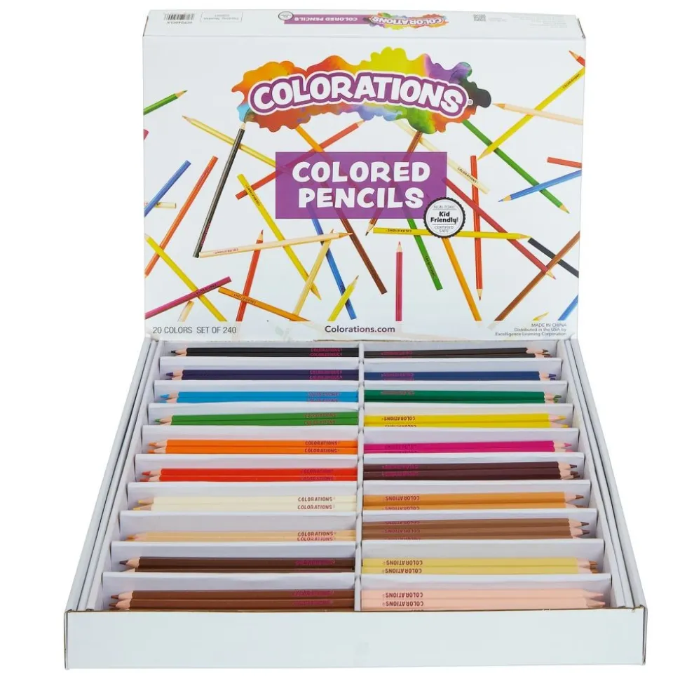 Colorations® Colors Like Me® Classroom Pack Colored Pencils- Set of 240