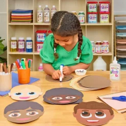 Colorations® Colors Like Me® Faces - Set of 24