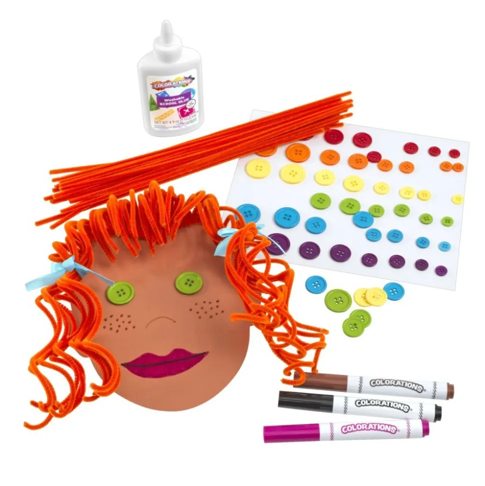 Colorations® Colors Like Me® Faces - Set of 24