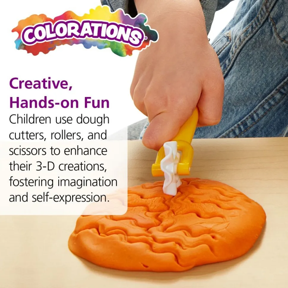 Colorations® Colors Like Me® Mega Tool & Dough Collection, Set of 30 Dough Tubs & 89 Dough Accessories