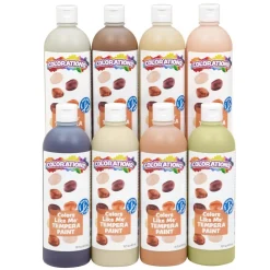 Colorations® Colors Like Me® Paraben-Free Washable Tempera Paint - Set of 8