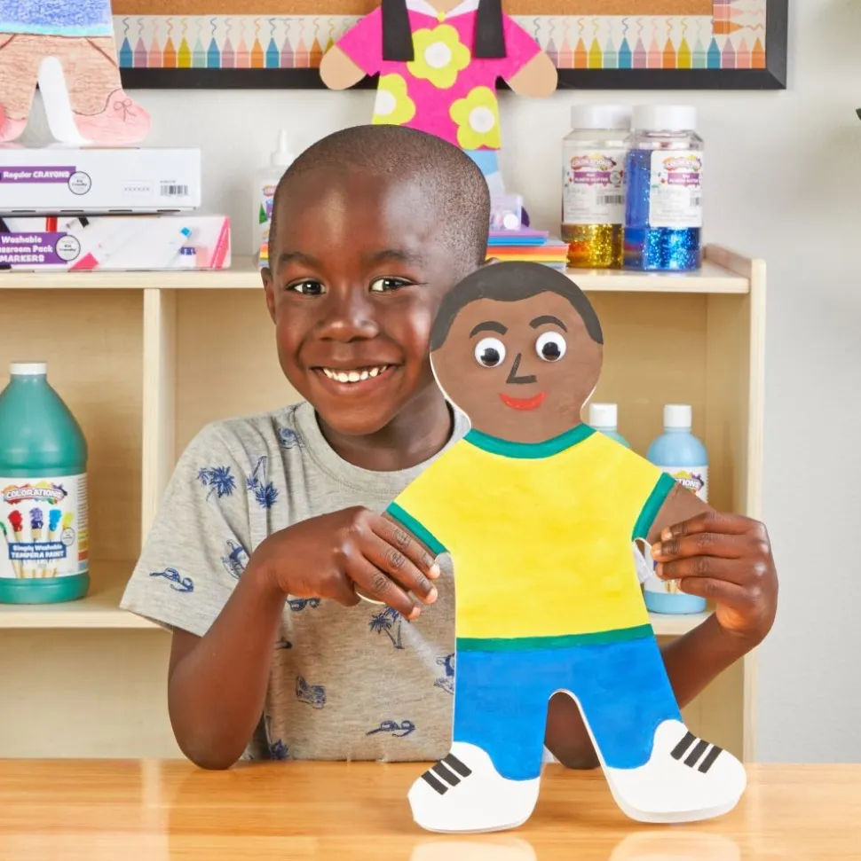 Colorations® Colors Like Me® People Shapes and Markers