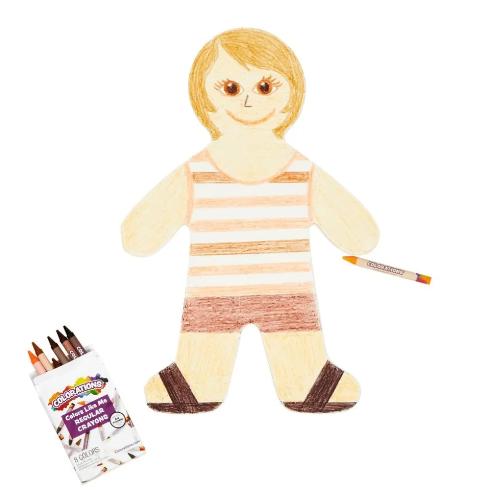 Colorations® Colors Like Me® People Shapes and Crayons