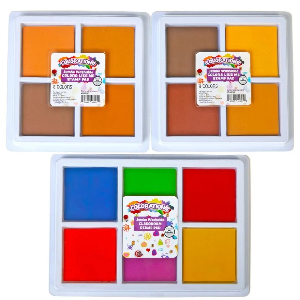 Colorations® Colors Like Me® Stamp Pad Set, 14 Colors