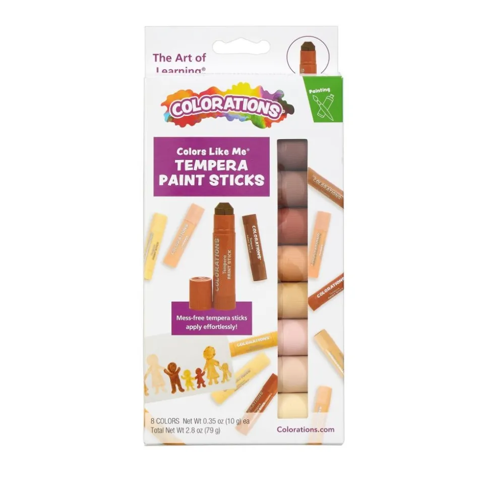 Colorations® Colors Like Me® Tempera Paint Sticks - 8 Colors