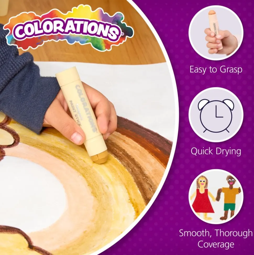 Colorations® Colors Like Me® Tempera Paint Sticks - 8 Colors